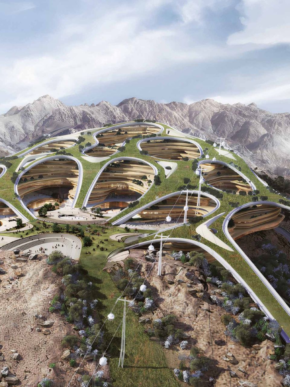 Ski Village canopy structures